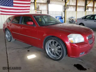 2006 Dodge Magnum with VIN 2D4FV47V96H442996, listed as a Copart auction lot 53366415 with 201,514 mi miles and Salvage Title. Bid and sale history available at carsss.com. Image 4.