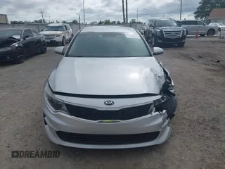 2018 Kia Optima LX with VIN 5XXGT4L35JG186427, listed as a IAAI auction lot 41988613 with 39,456 mi miles. Bid and sale history available at carsss.com. Image 12.