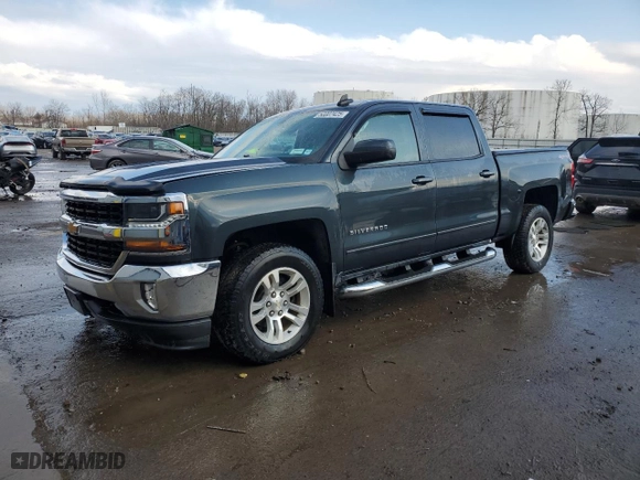2017 Chevrolet Silverado 1500 LT with VIN 3GCUKREC0HG197052, listed as a Copart auction lot 50007425 with 73,312 mi miles and Salvage Title. Bid and sale history available at carsss.com. Image 1.