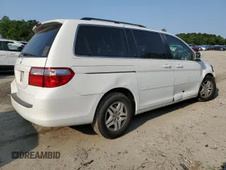 2007 Honda Odyssey EX с VIN 5FNRL38497B034764, выставлен на аукционе Copart как лот 58607635 с пробегом 77 028 миль миль и Чистый • Clean title. История ставок и продаж доступна на DreamBid. Изображение 4.