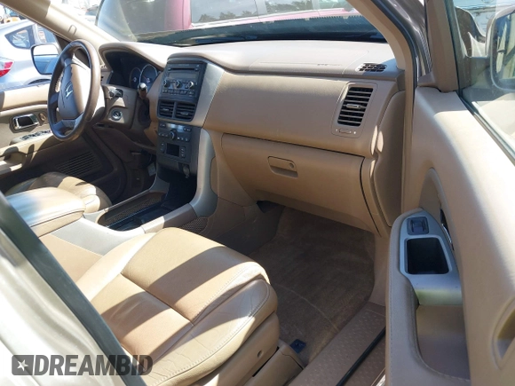 2006 Honda Pilot EX-L with VIN 2HKYF18566H561371, listed as a IAAI auction lot 41950296 with 145,579 mi miles and . Bid and sale history available at DreamBid. Image 5.