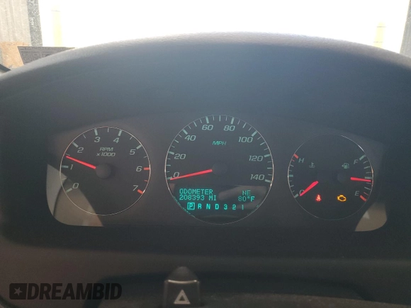 2011 Chevrolet Impala LT Fleet with VIN 2G1WG5EK0B1193361, listed as a Copart auction lot 63075015 with 208,393 mi miles and Salvage title. Bid and sale history available at DreamBid. Image 9.