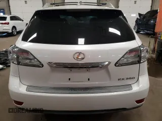 2011 Lexus RX 350 with VIN 2T2BK1BA6BC102910, listed as a Copart auction lot 60153935 with 132,626 mi miles and Salvage title. Bid and sale history available at DreamBid. Image 6.