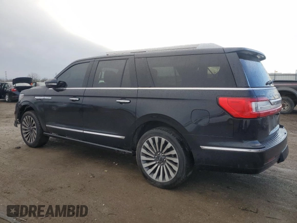 2019 Lincoln Navigator Reserve with VIN 5LMJJ3LT4KEL10417, listed as a Copart auction lot 81532284 with 140,395 mi miles and Salvage title. Bid and sale history available at DreamBid. Image 2.