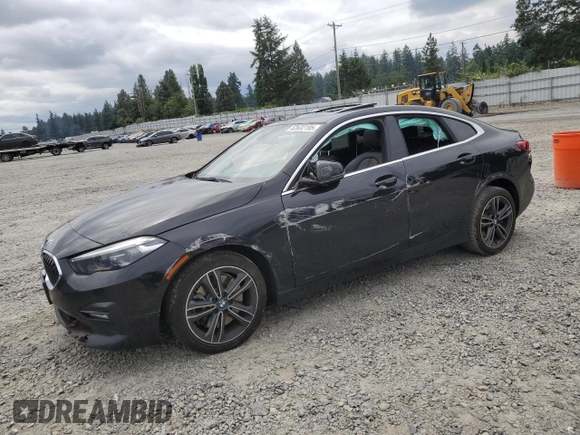 2021 BMW 2 Series 228i xDrive with VIN WBA73AK01M7H58273, listed as a Copart auction lot 62632195 with 87,708 mi miles and Salvage title. Bid and sale history available at DreamBid. Image 1.
