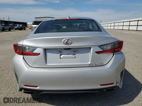 2016 Lexus RC 200t F Sport with VIN JTHHA5BC6G5002920, listed as a Copart auction lot 53126475 with 105,943 mi miles and Salvage title. Bid and sale history available at DreamBid. Image 6.