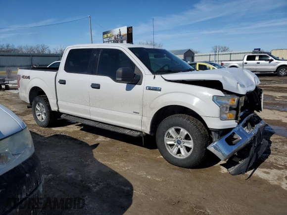 2015 Ford F-150 XLT with VIN 1FTEW1EG5FKE44195, listed as a Copart auction lot 46316855 with 227,226 mi miles and Salvage Title. Bid and sale history available at carsss.com. Image 4.