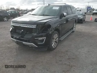 2018 Ford Expedition Max Platinum z VIN 1FMJK1MT4JEA45404, wystawiony jako IAAI lot #41059314 z przebiegiem 139 455 mil mil oraz . Historia ofert i sprzedaży dostępna na DreamBid. Obrazek 2.