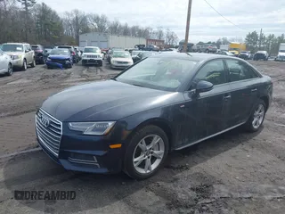 2018 Audi A4 Premium with VIN WAUDNAF4XJA060752, listed as a IAAI auction lot 41729912 with 132,165 mi miles. Bid and sale history available at carsss.com. Image 2.
