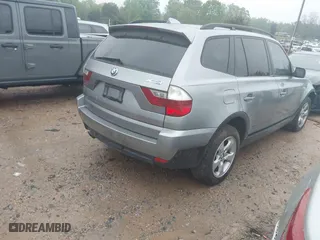 2007 BMW X3 3.0si with VIN WBXPC93487WF20145, listed as a IAAI auction lot 42010442 with 166,715 mi miles. Bid and sale history available at carsss.com. Image 4.