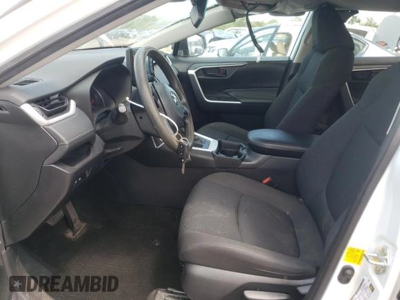2021 Toyota RAV4 LE with VIN 2T3F1RFV6MC229588, listed as a Copart auction lot 57961865 with 43,652 mi miles and Salvage title. Bid and sale history available at DreamBid. Image 7.