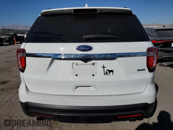 2017 Ford Explorer with VIN 1FM5K8BH4HGB07200, listed as a Copart auction lot 43288255 with 87,824 mi miles and Salvage Title. Bid and sale history available at carsss.com. Image 6.
