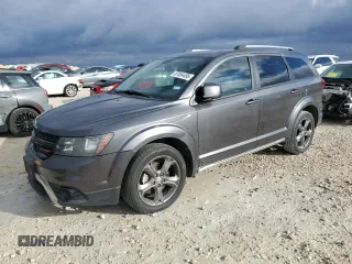 2015 Dodge Journey Crossroad with VIN 3C4PDCGB6FT547250, listed as a Copart auction lot 87954495 with 182,850 mi miles and Clean Title. Bid and sale history available at DreamBid. Image 1.