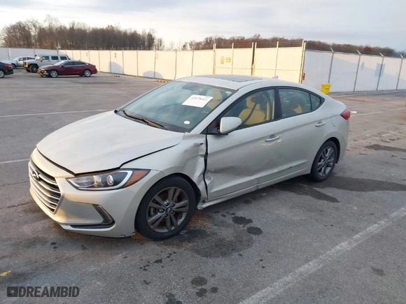 2017 Hyundai Elantra Limited with VIN 5NPD84LF6HH207220, listed as a IAAI auction lot 40878041 with 59,947 mi miles. Bid and sale history available at carsss.com. Image 2.