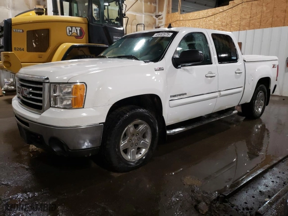2013 GMC Sierra 1500 SLT with VIN 3GTP2WE76DG150052, listed as a Copart auction lot 48682575 with 105,384 mi miles and Clean Title. Bid and sale history available at carsss.com. Image 1.
