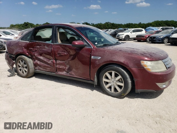 2008 Ford Taurus SEL with VIN 1FAHP24W98G165885, listed as a Copart auction lot 61210754 with 180,640 mi miles and Salvage Title. Bid and sale history available at carsss.com. Image 4.
