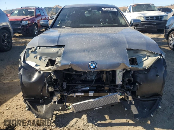 2024 BMW 3 Series 330e with VIN 3MW39FF08R8E88997, listed as a Copart auction lot 79306624 with 0 mi miles and Salvage Title. Bid and sale history available at carsss.com. Image 5.