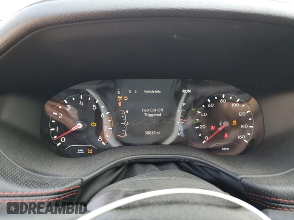 2023 Jeep Compass Trailhawk z VIN 3C4NJDDN6PT555547, wystawiony jako Copart lot #56288105 z przebiegiem 38 837 mil mil oraz Szkoda całkowita • Salvage title. Historia ofert i sprzedaży dostępna na DreamBid. Obrazek 9.