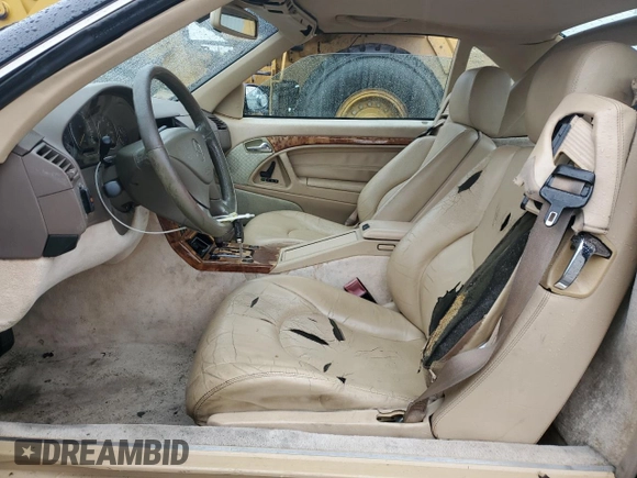 1999 Mercedes-Benz SL 500 z VIN WDBFA68F1XF181182, wystawiony jako Copart lot #43656455 z przebiegiem 201 105 mil mil oraz Czysty tytuł • Clean title. Historia ofert i sprzedaży dostępna na DreamBid. Obrazek 7.