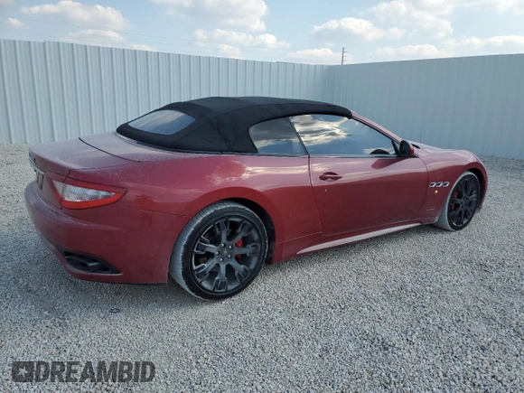 2012 Maserati GranTurismo Sport with VIN ZAM45MMA8C0060895, listed as a Copart auction lot 44561645 with 82,931 mi miles and Clean title. Bid and sale history available at DreamBid. Image 3.