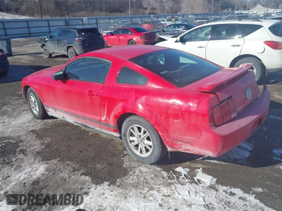 2006 Ford Mustang Standard with VIN 1ZVFT80N465261264, listed as a IAAI auction lot 41629083 with 85,945 mi miles. Bid and sale history available at carsss.com. Image 3.