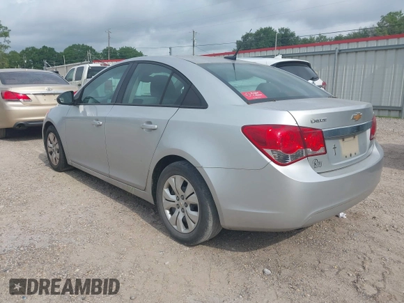 2014 Chevrolet Cruze LS with VIN 1G1PA5SH2E7161033, listed as a IAAI auction lot 42104694 with 178,481 mi miles and . Bid and sale history available at DreamBid. Image 3.