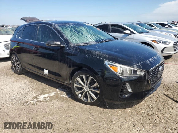 2018 Hyundai Elantra GT with VIN KMHH35LE0JU071557, listed as a Copart auction lot 74634034 with 35,238 mi miles and Non Repairable. Bid and sale history available at carsss.com. Image 4.