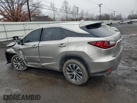 2022 Lexus RX 350 with VIN 2T2HZMDA6NC341012, listed as a Copart auction lot 48052795 with 45,241 mi miles and Salvage Title. Bid and sale history available at DreamBid. Image 2.