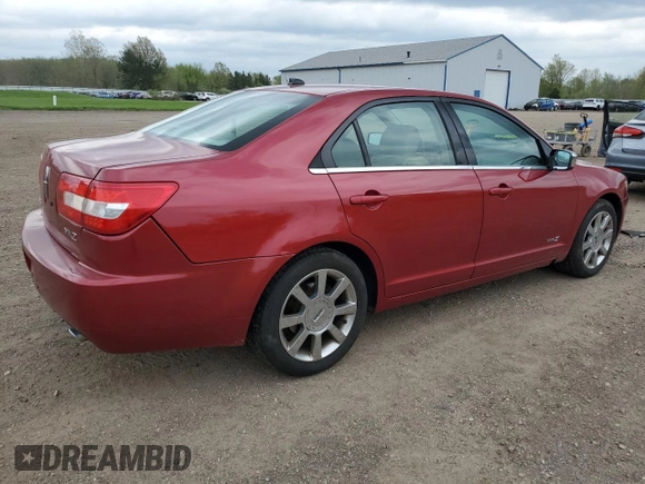 2007 Lincoln MKZ with VIN 3LNHM26T67R653507, listed as a Copart auction lot 54980585 with 157,247 mi miles and Clean Title. Bid and sale history available at carsss.com. Image 3.