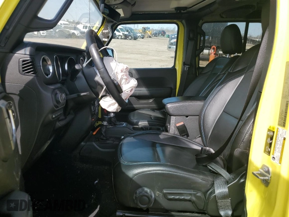 2023 Jeep Wrangler Rubicon with VIN 1C4JJXR61PW524833, listed as a Copart auction lot 48577425 with 29,319 mi miles and Non repairable. Bid and sale history available at DreamBid. Image 7.