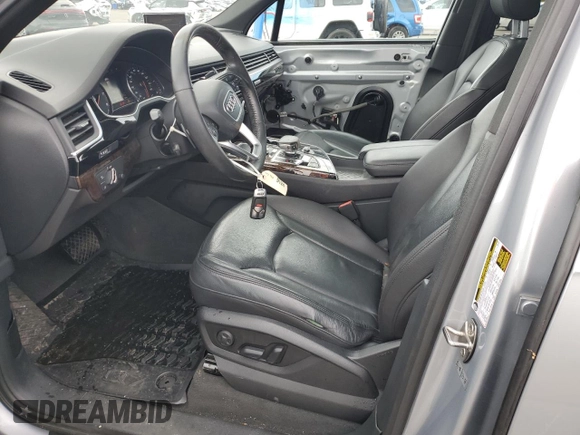 2017 Audi Q7 Premium with VIN WA1AAAF71HD043871, listed as a Copart auction lot 56669065 with 83,187 mi miles and Salvage title. Bid and sale history available at DreamBid. Image 7.