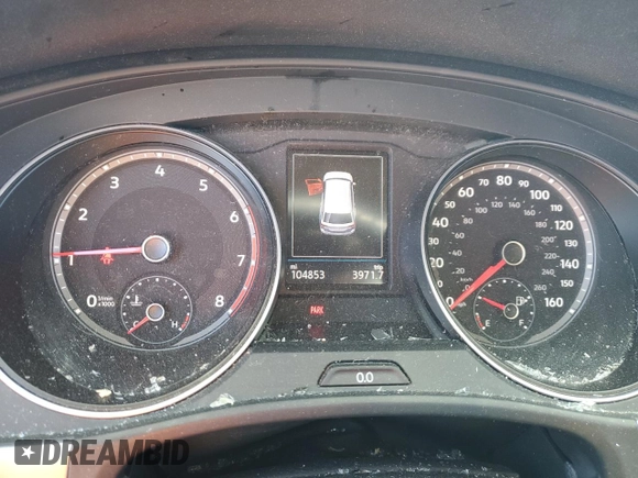 2020 Volkswagen Atlas S with VIN 1V2AP2CA9LC501633, listed as a Copart auction lot 75040264 with 104,853 mi miles and Salvage title. Bid and sale history available at DreamBid. Image 9.