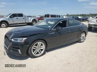 2019 Audi A5 Sportback Premium with VIN WAUANCF53KA051190, listed as a Copart auction lot 53716645 with 65,379 mi miles and Salvage title. Bid and sale history available at DreamBid. Image 1.