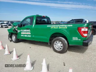 2022 Ford F-150 XL with VIN 1FTMF1CB3NKE30863, listed as a Copart auction lot 41484705 with 26,956 mi miles and Salvage Title. Bid and sale history available at carsss.com. Image 2.