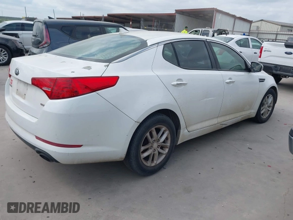 2013 Kia Optima LX with VIN 5XXGM4A74DG142720, listed as a IAAI auction lot 42049367 with 178,554 mi miles. Bid and sale history available at carsss.com. Image 4.