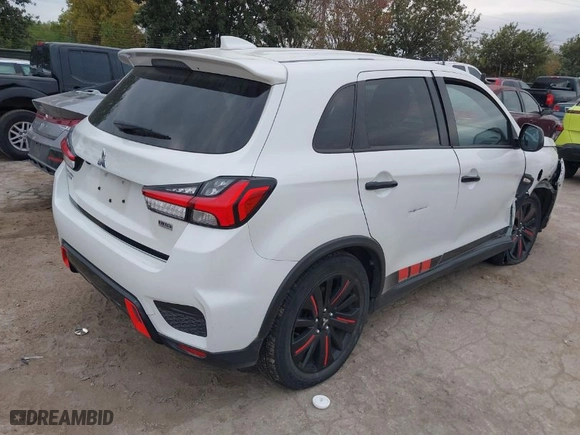 2021 Mitsubishi Outlander Sport ES with VIN JA4APUAU4MU014453, listed as a IAAI auction lot 41015997 with 53,670 mi miles. Bid and sale history available at carsss.com. Image 4.