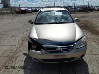2008 Kia Spectra SX with VIN KNAFE121985552051, listed as a IAAI auction lot 41887222 with 45,308 mi miles. Bid and sale history available at carsss.com. Image 12.