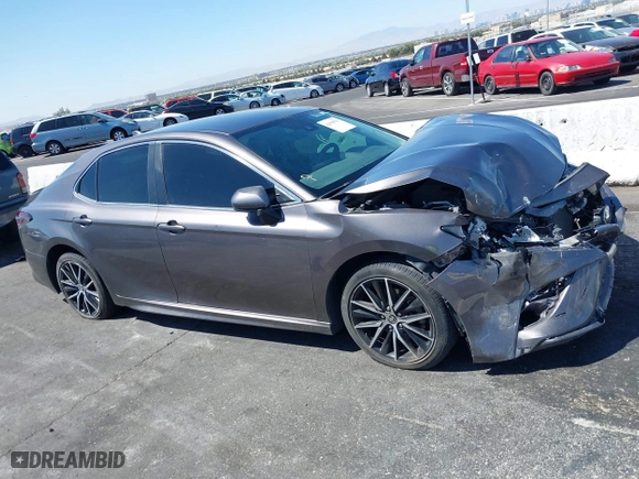 2021 Toyota Camry SE Nightshade with VIN 4T1G11AK3MU591078, listed as a IAAI auction lot 42018767 with 96,814 mi miles. Bid and sale history available at carsss.com. Image 13.