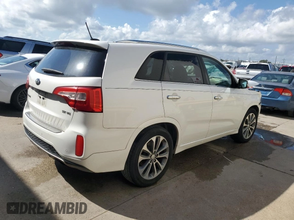 2015 Kia Sorento SX Limited with VIN 5XYKW4A7XFG659720, listed as a Copart auction lot 54594695 with 156,832 mi miles and Salvage Title. Bid and sale history available at carsss.com. Image 3.