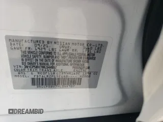 2021 Nissan Kicks S z VIN 3N1CP5BV7ML544957, wystawiony jako Copart lot #49315645 z przebiegiem 27 918 mil mil oraz Szkoda całkowita • Salvage title. Historia ofert i sprzedaży dostępna na DreamBid. Obrazek 15.