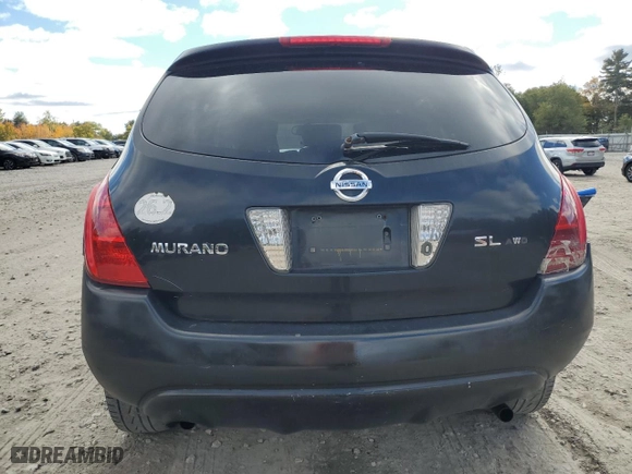 2005 Nissan Murano S with VIN JN8AZ08W95W425468, listed as a Copart auction lot 76286434 with 146,133 mi miles and Clean Title. Bid and sale history available at carsss.com. Image 6.