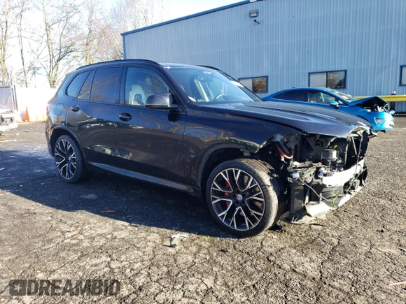 2022 BMW X5 M z VIN 5YMJU0C06N9M49374, wystawiony jako Copart lot #41621645 z przebiegiem 36 242 mil mil oraz Szkoda całkowita • Salvage title. Historia ofert i sprzedaży dostępna na DreamBid. Obrazek 4.