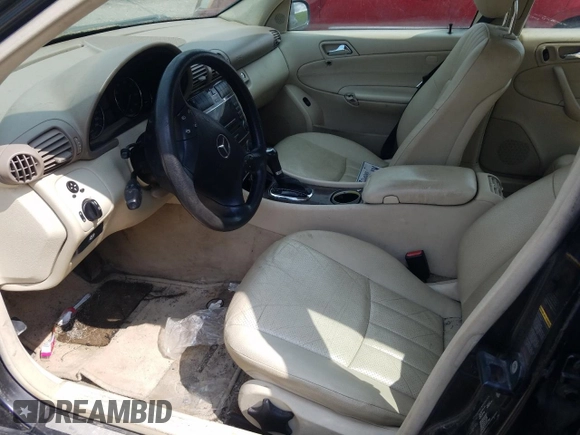 2005 Mercedes-Benz C 240 z VIN WDBRF81J75F626479, wystawiony jako Copart lot #58505095 z przebiegiem Nie podano mil oraz Szkoda całkowita • Salvage title. Historia ofert i sprzedaży dostępna na DreamBid. Obrazek 7.