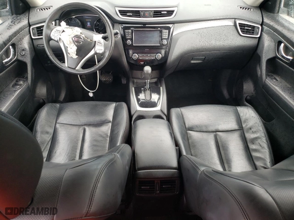 2015 Nissan Rogue SL with VIN 5N1AT2MV7FC821502, listed as a Copart auction lot 74986393 with 95,206 mi miles and Salvage Title. Bid and sale history available at carsss.com. Image 8.