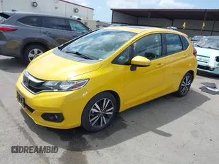 2018 Honda Fit EX-L with VIN 3HGGK5H95JM714215, listed as a IAAI auction lot 41939098 with 63,722 mi miles. Bid and sale history available at carsss.com. Image 2.
