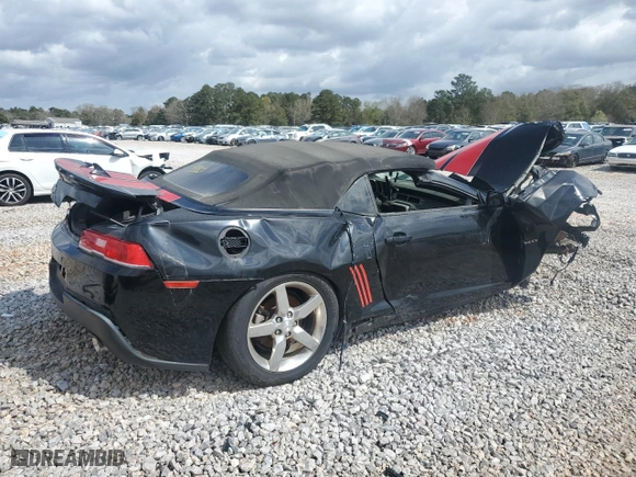 2015 Chevrolet Camaro LT with VIN 2G1FD3D34F9180286, listed as a Copart auction lot 48860115 with 0 mi miles and Clean Title. Bid and sale history available at carsss.com. Image 3.