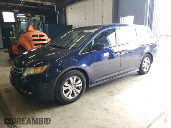 2015 Honda Odyssey EX z VIN 5FNRL5H48FB035981, wystawiony jako Copart lot #51459075 z przebiegiem 198 079 mil mil oraz Czysty tytuł • Clean title. Historia ofert i sprzedaży dostępna na DreamBid. Obrazek 1.