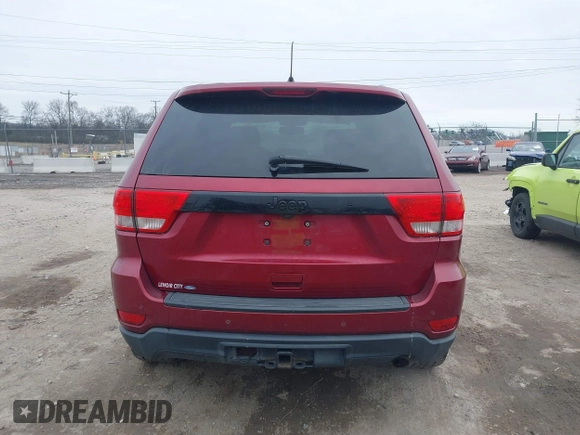 2013 Jeep Grand Cherokee Laredo with VIN 1C4RJEAG4DC573971, listed as a IAAI auction lot 41627288 with 143,256 mi miles. Bid and sale history available at carsss.com. Image 16.