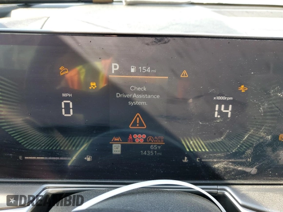 2025 Kia Sorento S z VIN 5XYRL4JC4SG321227, wystawiony jako Copart lot #52421925 z przebiegiem 14 351 mil mil oraz Szkoda całkowita • Salvage title. Historia ofert i sprzedaży dostępna na DreamBid. Obrazek 9.