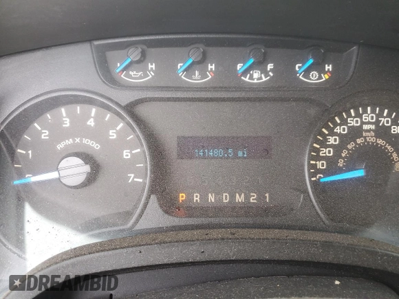 2014 Ford F-150 XL with VIN 1FTFX1CF9EKF77309, listed as a Copart auction lot 61688255 with 141,480 mi miles and Clean title. Bid and sale history available at DreamBid. Image 9.